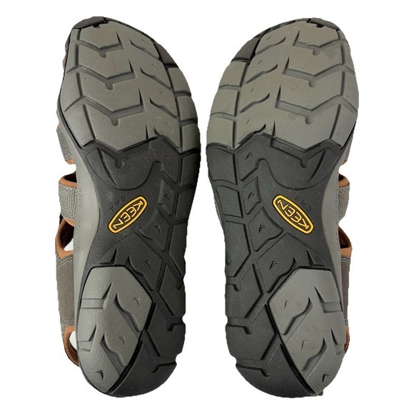 Keen Mens Size 7.5 Clearwater CNX Sandals Raven/Tortoise Shell Water Sports Gray - Picture 6 of 6
